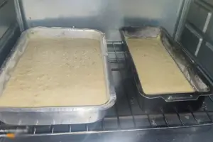 bolo no forno