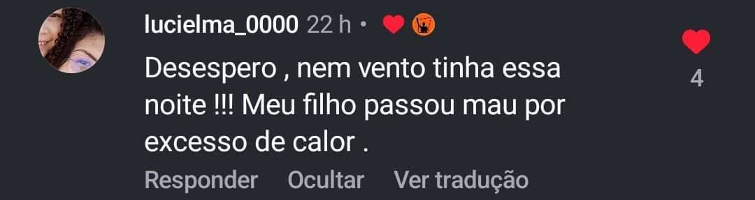 Comentário de seguidor FalaManguinhos!