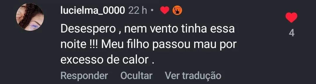Comentário de seguidor FalaManguinhos!